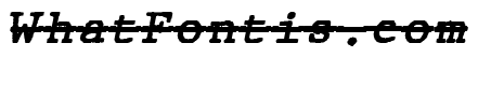 JMHTypewritermonoOver-Italic