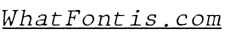 JMHTypewritermonoFineUnder-Ital