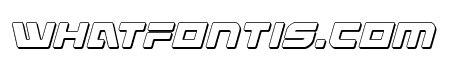 Armed Lightning 3D Italic