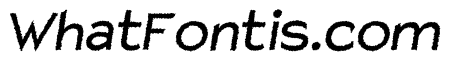 Charger Distortion 1 Italic