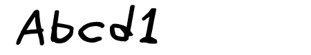 Scribbler Black Italic