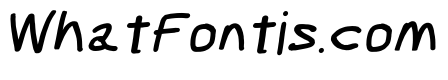 Scribbler Black Italic