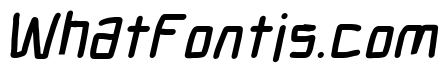 Electronic ExtraBlack Italic