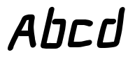 Electronic ExtraHeavy Italic