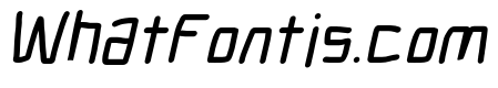 Electronic ExtraBold Italic