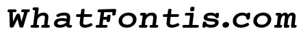 Mechanical Bold Extended Oblique