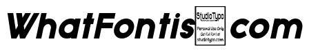 Typo Grotesk Black Italic