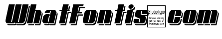 Typoline Demi Shadow Italic