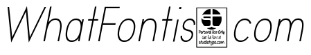 Aprikas Light Italic Demo