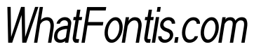POE Sans Pro Ultra-Condensed Italic