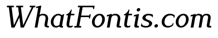 Lyons Serif Italic