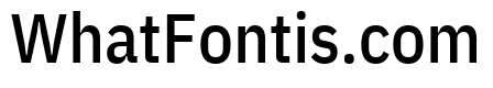 IBM Plex Sans Condensed Medium