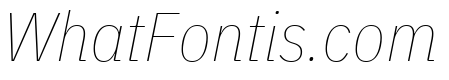 IBM Plex Sans Condensed Thin Italic