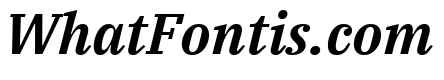 IBM Plex Serif SemiBold Italic