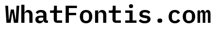 IBM Plex Mono SemiBold