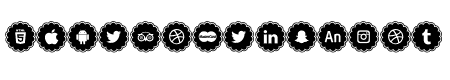 social icons