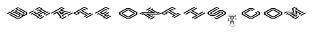 Hokjesgeestcube Bold Italic