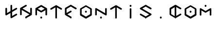 HEXAGON cup font Bold