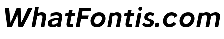 Stilu SemiBold Italic