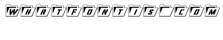 Eyes Only Outline Semi-Condensed Italic