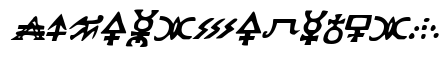 Hermetic Spellbook Italic