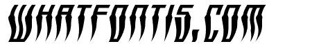 Swordtooth Warped Italic