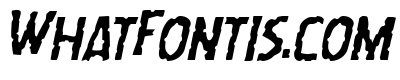 Worm Cuisine Staggered Italic