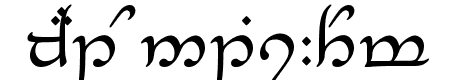 Tengwar_Eldanaro Normal
