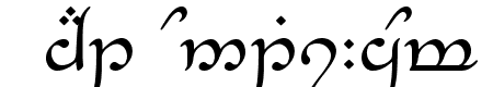 Tengwar-Elesil-Medium