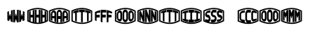 Blocky Monogram Regular