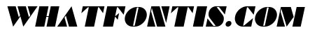 Commanders Italic