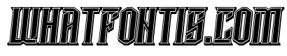 Damages 3D Filled Italic