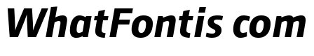 August Sans Reduced 76 Bold Italic