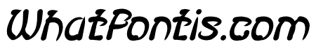 FISH BONE Bold Italic