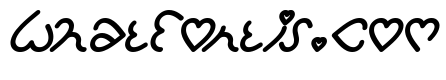 I Love You Bold Italic