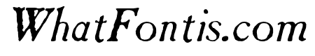 Caslon Antique Italic