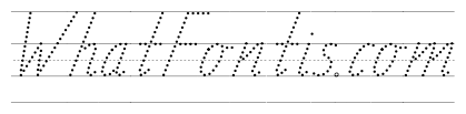 TAS Handwriting Guide
