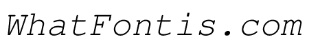 Free Monospaced Oblique