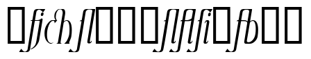 Ambrosia ItalicLigature