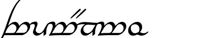 Tengwar Annatar Alt Italic