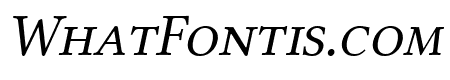 Linux Libertine Capitals Italic