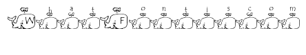 LMS Whale Of A Font