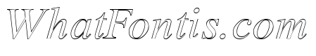 Amerton Outline Italic