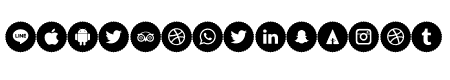 Icons Social Media 9