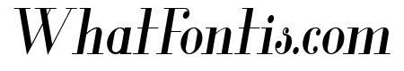 Glamor Medium Condensed Italic