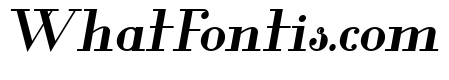 Glamor Bold Italic