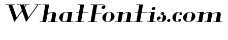 Glamor Bold Extended Italic