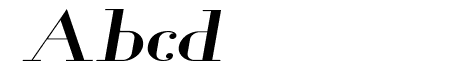 Glamor Extended Italic
