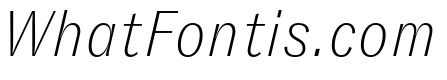 GT Zirkon Thin Italic