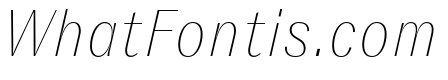 GT Zirkon Ultra Light Italic